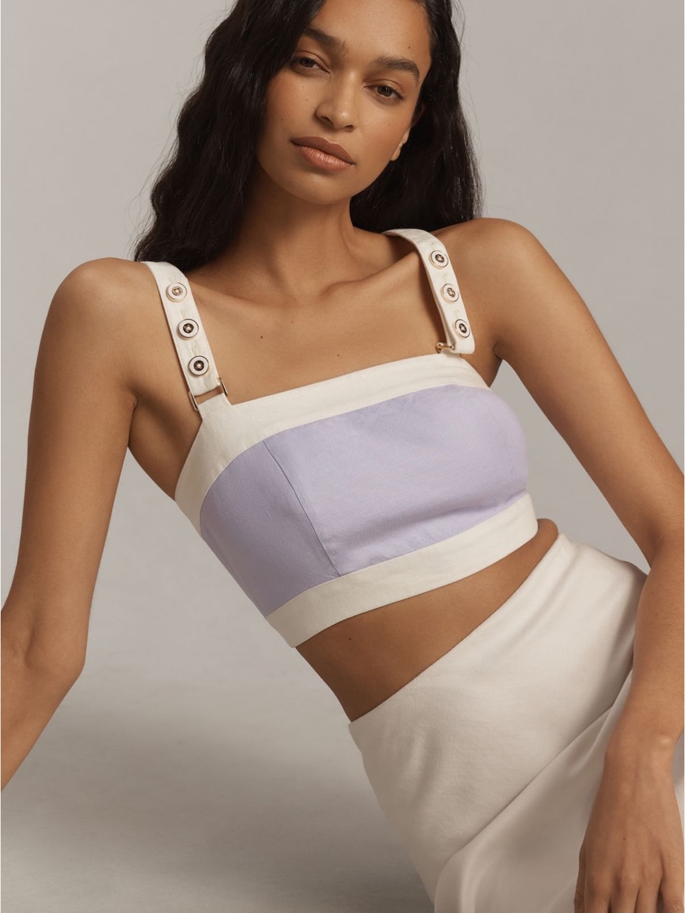 NWT Maeve Square Neck Cropped Tank